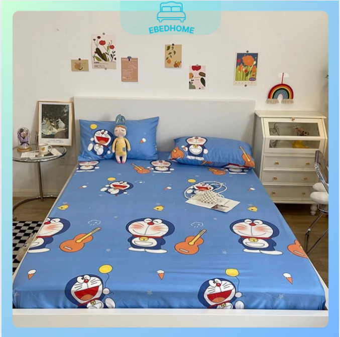 Ga trải giường doraemon